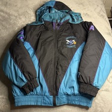 Giacca Charlotte Hornets vintage uomo XL NBA basket giocatore professionista anni 90 basket