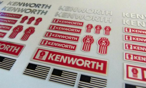 Cromo kenworth usa red - kenworth, 1:14
