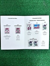 MILAN COLLEZIONE COMPLETA FRANCOBOLLI  1988/1994 NO MAGLIA SHIRT MATCH WORN