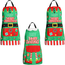 3Pz Grembiule Di Natale