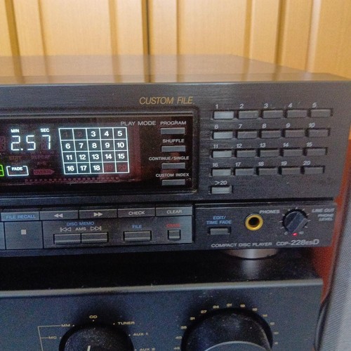 Sony cdp 228esd - sony, cdp-228esd