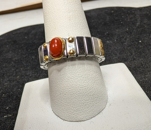 Anello zoppini vintage acciaio - anello,