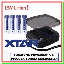 4 batterie litio aa 1,5v