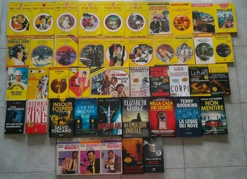 Lotto libri romanzi gialli - romanzi,