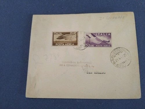 Fdc viaggiata 1947 rara - viaggiata,