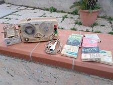 registratore geloso 256  NON FUNZIONANTE ,con microfono e 7 bobine