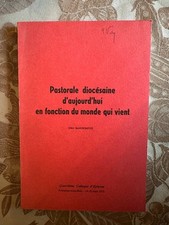 Pastorale diocesana oggi - pastorale, d’oggi