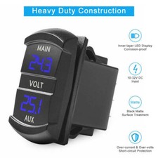 Voltmetro 12-24V doppia