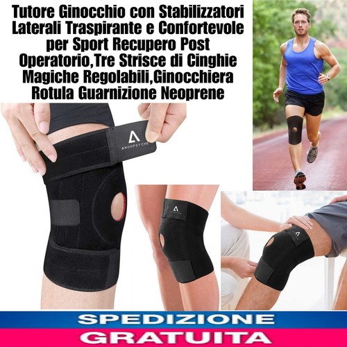 Tutore ginocchio con - tutore,