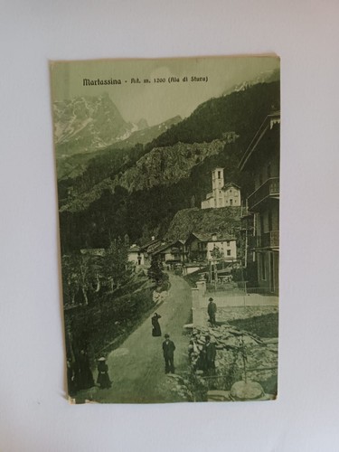 Cartolina valli lanzo ala - valli, di