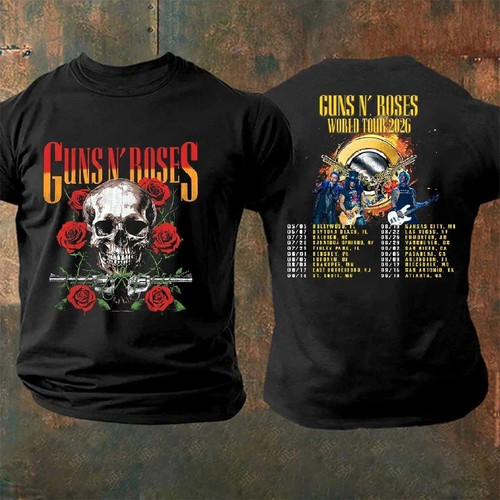 Maglietta guns roses world - guns, n'