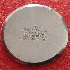 fondello cassa orologio Casio 1332 MTP-1048 Ø 30,5 mm case back stainless steel
