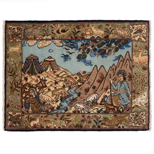 Tabriz tappeto orientale fatto - tabriz,
