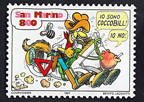San marino francobollo comics - marino,
