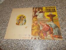 ALBUM STORIA D'ITALIA LAMPO 1955 COMPLETO M.BELLO TIPO PANINI EDIS IMPERIA MIRA