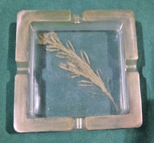 Posacenere quadrato resina - posacenere,