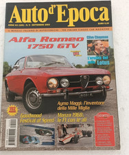 Auto d'epoca 9 2003 - Alfa Romeo 1750 GTV - Aymo Maggi