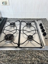 piano cottura in acciaio a gas