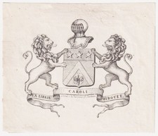 Exlibris Burguet / Bordelais