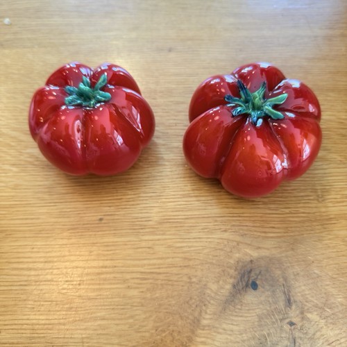 Coppia pomodori ceramica - coppia,
