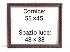 Cornice in legno oro barocca