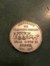 CENTENARIO DEL TRASPORTO PUBBLICO URBANO DI BOLOGNA 1977 ATC medaglia vintage