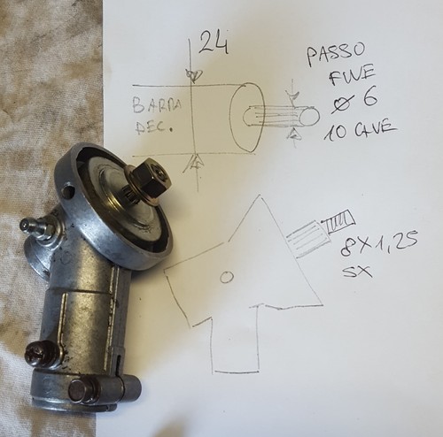 Coppia conica decespugliatore - coppia,