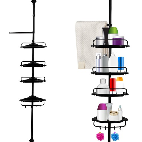 Scaffale angolare parete bagno