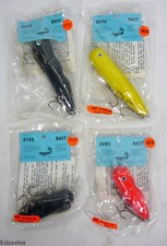 4 esche da pesca in legno ESOX