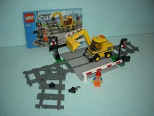 LEGO City Ferrovia 7936 - Passaggio a livello con escavatore ferroviario, completo (senza scatola originale)!