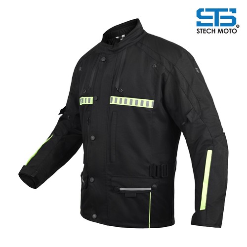 Moto giacca giubbotto tessuto