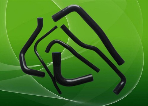 Black silicone hose - silicone, for