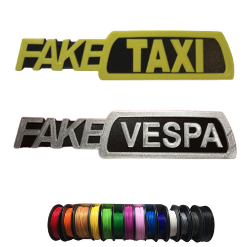 Placca laterale fake taxi - laterale,