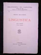 Bruno Migliorini LINGUISTICA