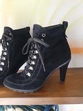 POLACCHINO-TRONCHETTO DONNA Stringato in CAMOSCIO Tg. 39