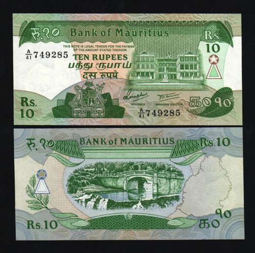 Mauritius rupie p35 - a, 1985