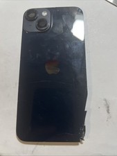 Back vetro Scocca Posteriore Per iPhone 14 Originale Flex Magneti Nero Crepato
