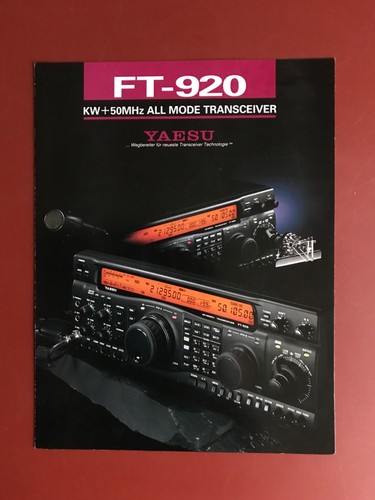 Brochure yaesu 920 in - brochure,