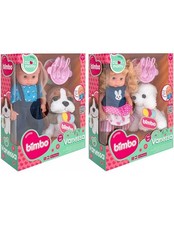 DOLL BALLOON 32 CM WITH DOG
