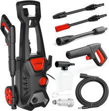 Jukon Idropulitrice Alta Pressione, 1600 W, Pressione Max. 200 Bar, Portata 480 