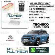 TAGLIANDO 3 FILTRI TECNECO