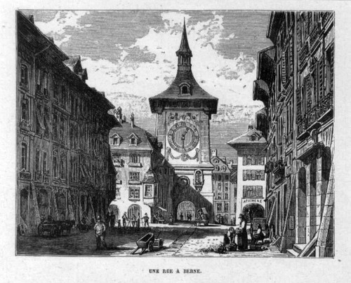 Stampa antica berna berne bern - antica,