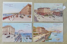 NAPOLI CITTA'-ALBERGO HOTEL-LOTTO 4 CARTOLINE-D13-166