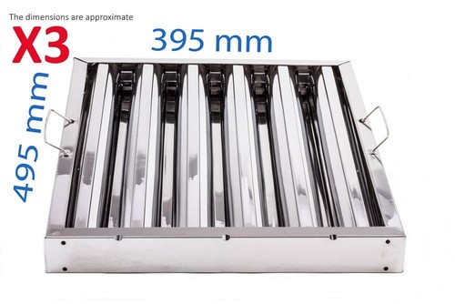 Filtro deflettore grasso a - 3x,