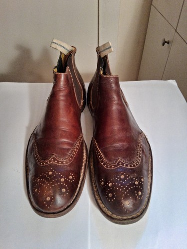 Moma brown distressed leather - distressed,