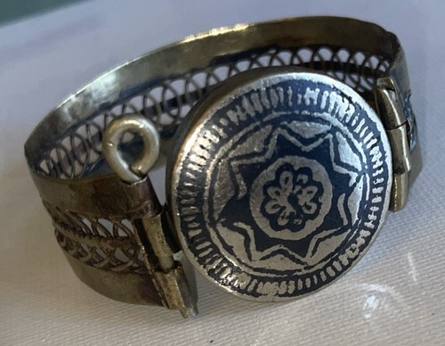 Antico bracciale russo niello - bracciale,