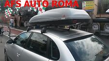 BOX AUTO PORTAPACCHI BAULE G3 KRONO 400 LT+BARRE SEAT IBIZA 5 P.ANNO 2009