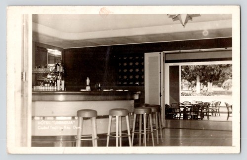 Cartolina rppc interior hotel - rppc,