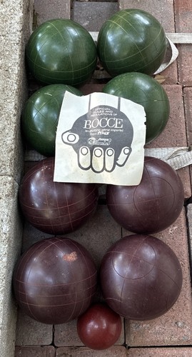 Set palline bocce vintage - set,