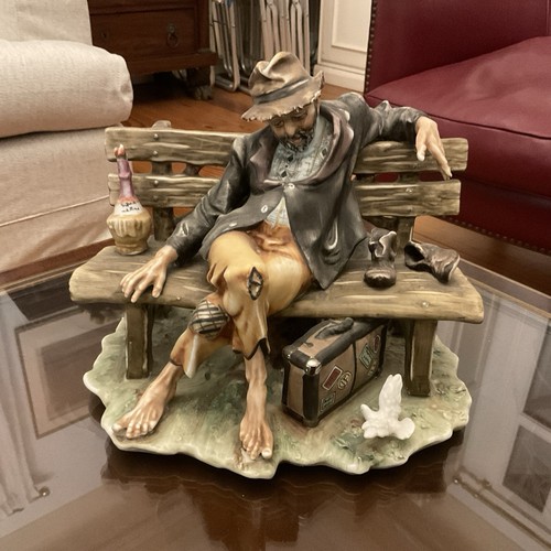 Statuetta ceramica vagabondo - statuetta,